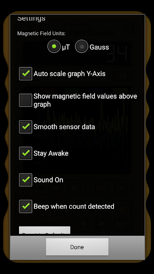 Magnetic Field Counter Screenshot 3