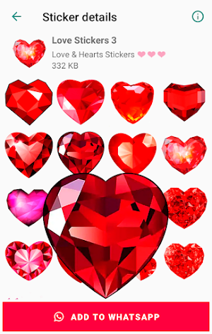 Love Stickers for chat for WhatsApp Screenshot 3