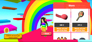 Rainbow Obby Parkour Screenshot 1