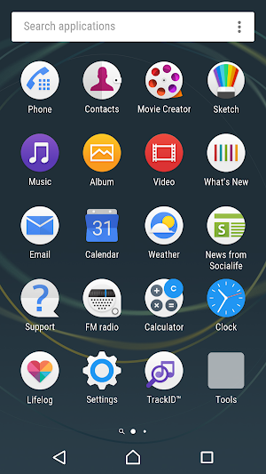 Xperia Loops Theme Screenshot 3