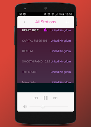 UK RADIO LIVE - United Kingdom Online Radio Screenshot 2