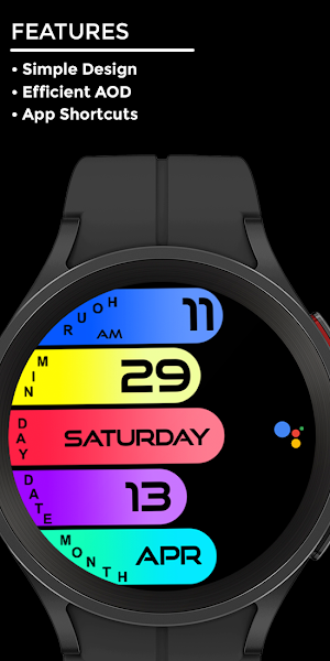 Night ver 02 - watch face Screenshot 1