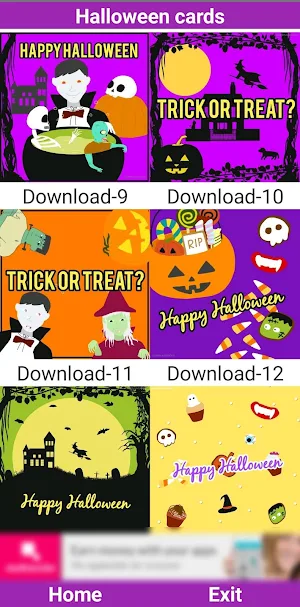 Happy Halloween cards Screenshot 1