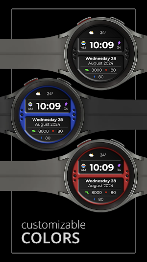 DADAM80 Digital Watch Face Screenshot 1