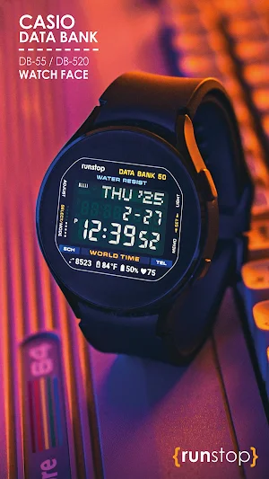 CASIO Data Bank Watch Face 2.0 Screenshot 1