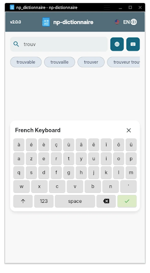 np-dictionnaire Screenshot 2
