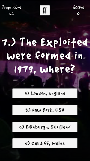 Punk Trivia Screenshot 1