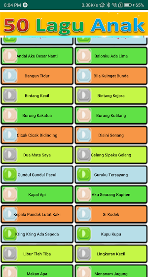 Kids Song Best Offline Song Screenshot 0