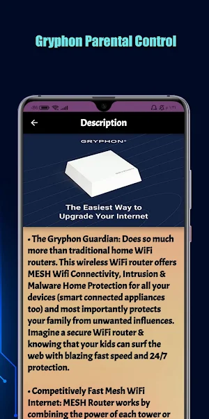 Gryphon Parental Control Screenshot 2