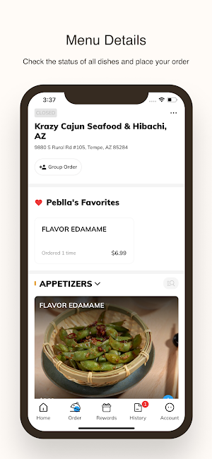 Krazy Cajun Seafood & Hibachi Screenshot 1