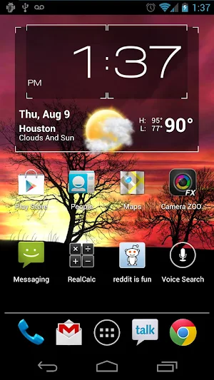 Silhouette Free Live Wallpaper Screenshot 1