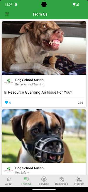 Dog School Austin Screenshot 1