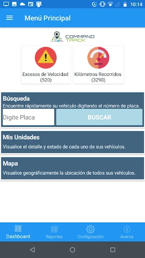 CommandTrack Mobile Screenshot 1