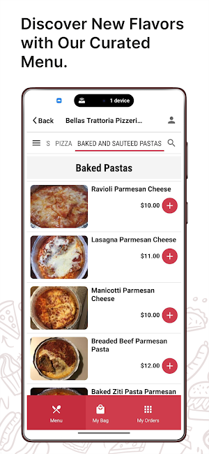 Bella's Trattoria Pizzeria Screenshot 1
