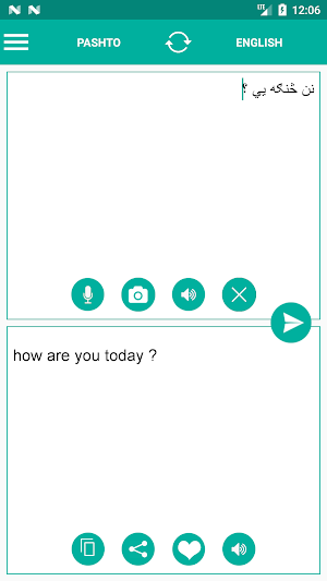 Pashto English Translator Screenshot 1