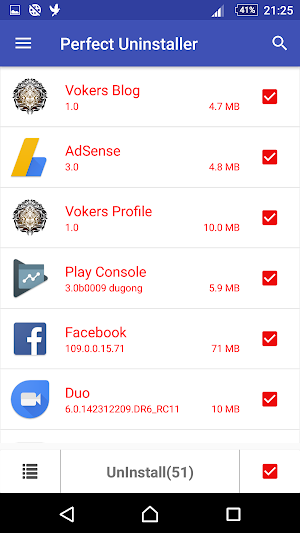 Perfect Uninstaller Screenshot 2