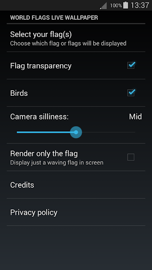 World Flags Live Wallpaper Screenshot 3