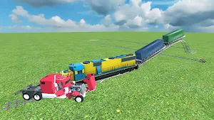 Train vs cars. Subway express. Screenshot 1