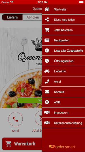 Queens Pizza Screenshot 2