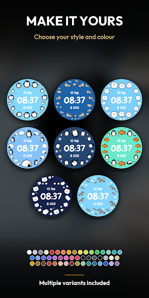 Kawaii Polar – Watch Face Screenshot 1