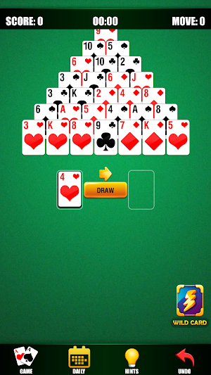 Easy Senior Pyramid Solitaire Screenshot 3