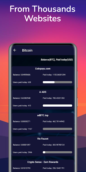 Faucet Link - Earn crypto Screenshot 2