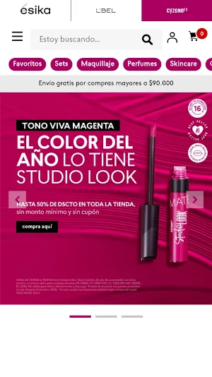 Cyzone Tienda Online Screenshot 0