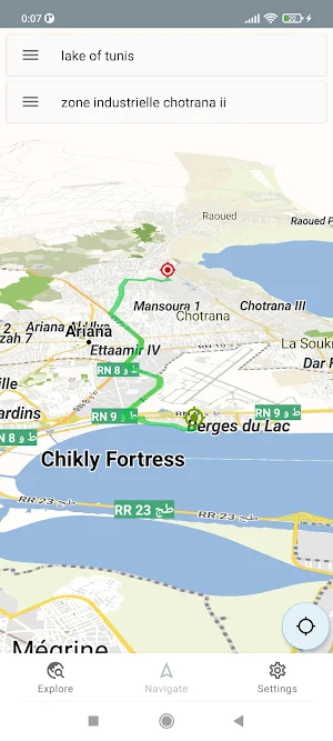 Tunis Tunisia Offline Map Screenshot 1