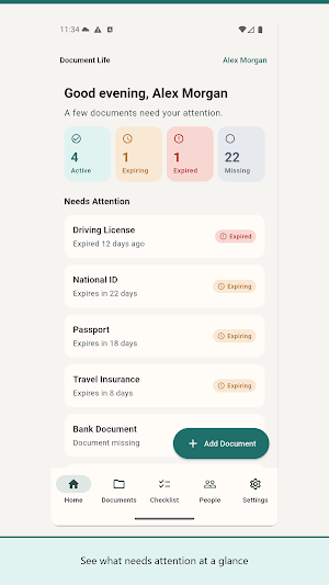 Document Life: Keep Personal Screenshot 1