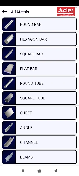 Acier MetalSpecs Pro Screenshot 2