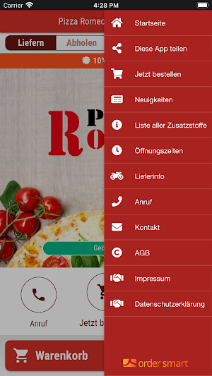Pizza Romeo Königsbrunn Screenshot 2