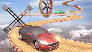 Mega Ramp Car Stunts Racing : Impossible Tracks 3D Screenshot 1