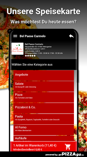 Bel Paese Carmelo Weingarten Screenshot 3