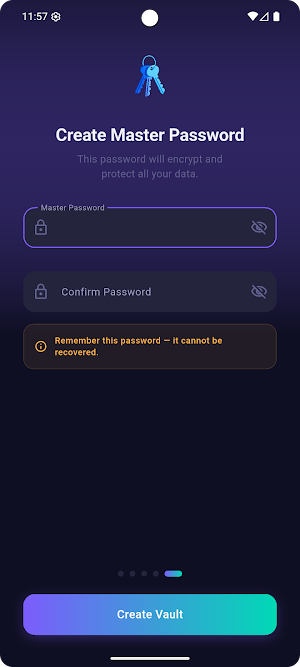 KeyDock – Password Manager Screenshot 1