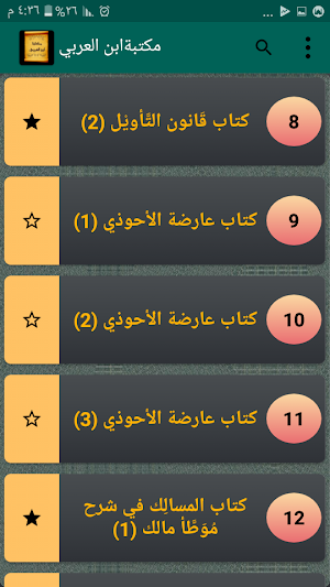مكتبة ابن العربي المالكي | 10 كتب بدون نت Screenshot 2