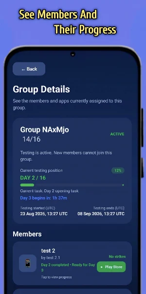Closed Testing Alpha Screenshot 2
