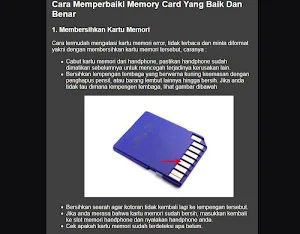 how to improve memory card Screenshot 1
