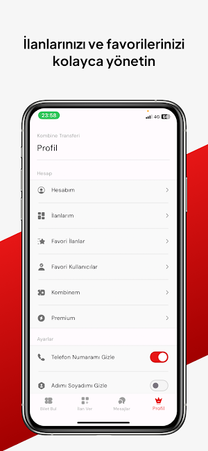 Kombine Transferi Screenshot 3