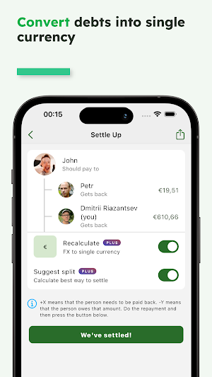 Wesplit: split bill, expenses Screenshot 3