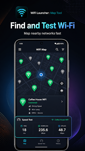 WiFi Launcher: Map Tool Screenshot 1
