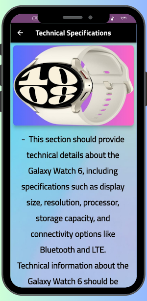 Samsung Galaxy Watch 6 Guide Screenshot 1