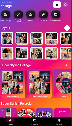Photo Collage Maker: Grid Art Screenshot 0