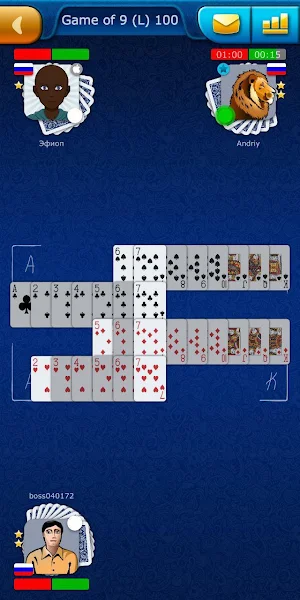 Sevens LiveGames: free online card game Screenshot 3