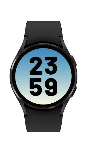 simple number watch face Screenshot 0