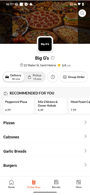 Big G's Screenshot 2