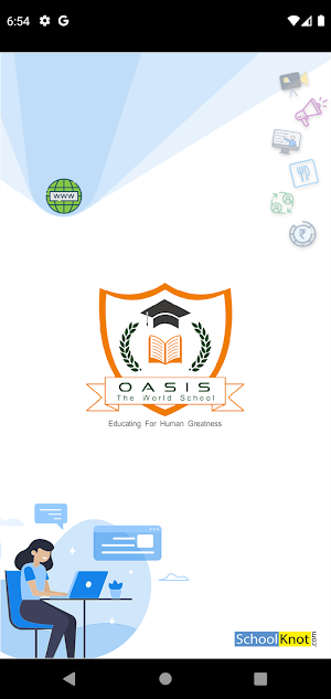 Oasis The World School App Screenshot 1