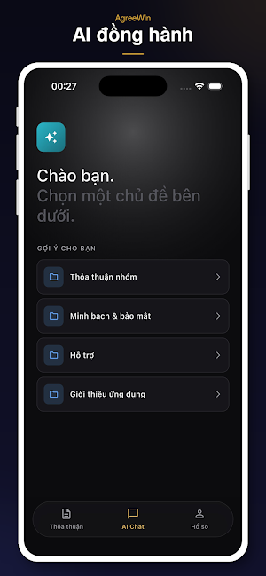 AgreeWin: Thỏa thuận minh bạch Screenshot 2