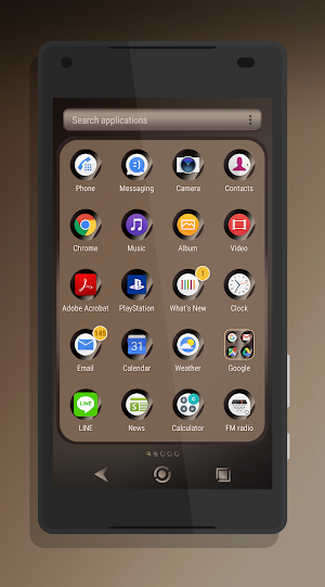 chocolate | Xperia™ Theme Screenshot 2