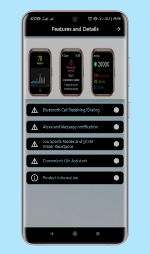 Enomir smart watch guide Screenshot 1