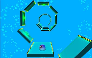 Jumping Twist ball Game: Neon Tiles Screenshot 1